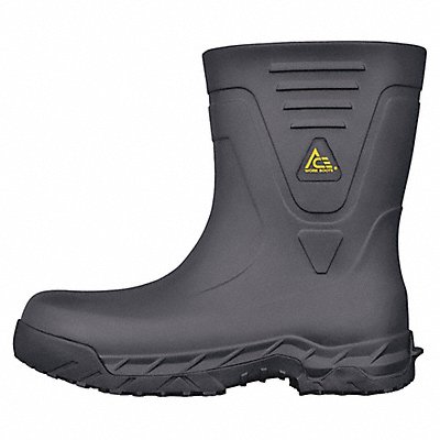 ACE 885999000000 Rubber Boot Men s 13 Mid-Calf Black PR