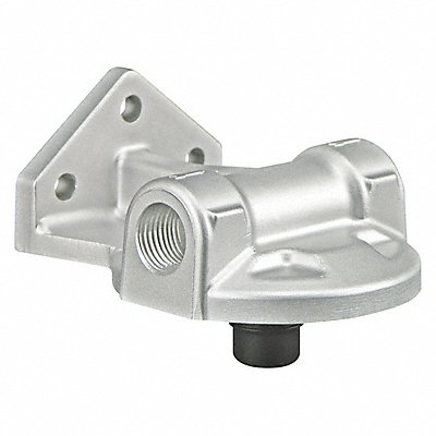 BALDWIN FILTERS FB46184 Fuel Filter Base 3-1/4 L Grey Aluminum