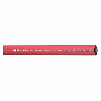 CONTINENTAL IGRD02525100G Air Hose 1/4 ID x 100 ft Red