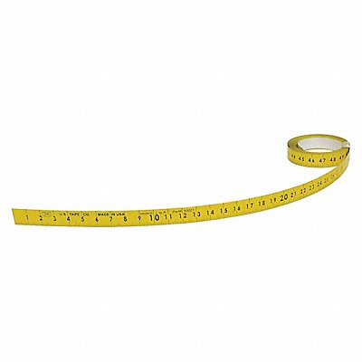 US TAPE 50021 Adhesive Backed Tape Measure Metric
