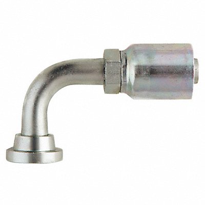 PARKER 11977128 Crimp Fitting 90 Deg 3/4 I.D. M Flange