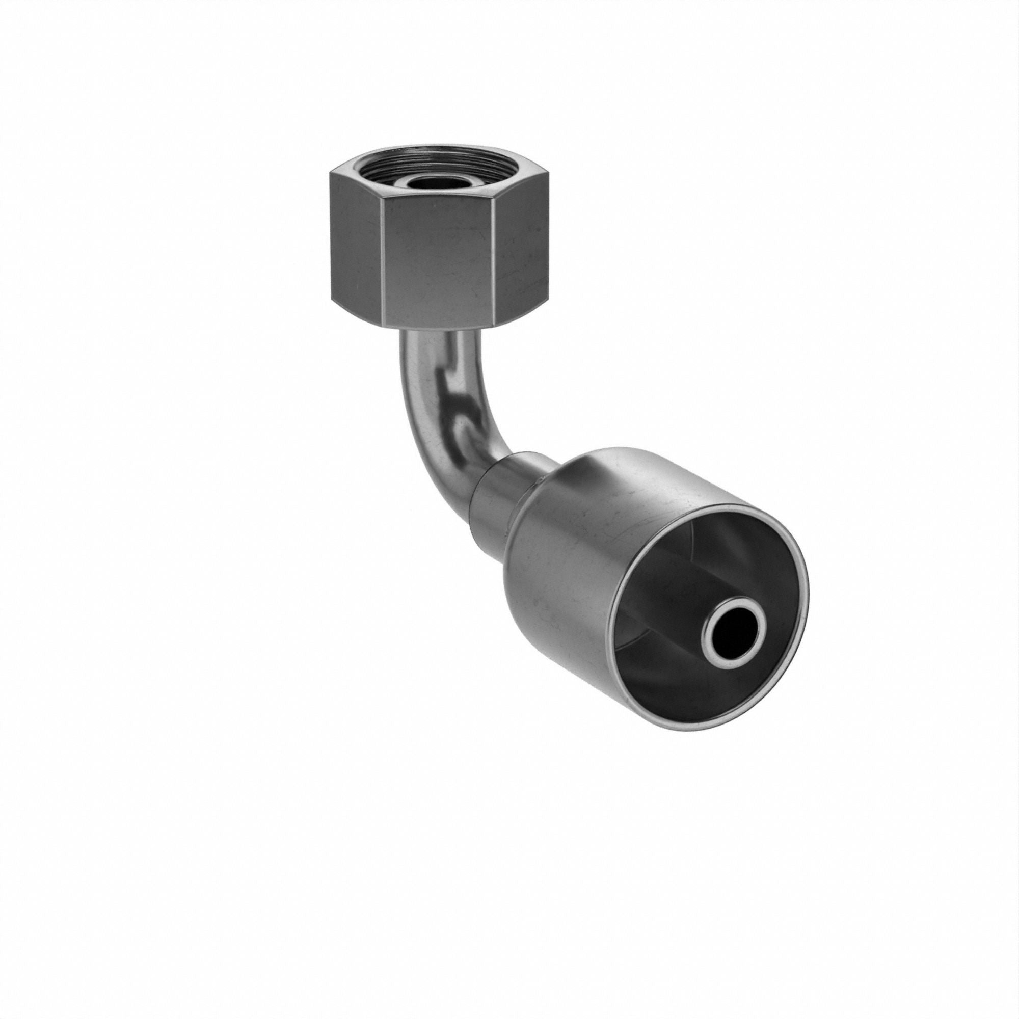 PARKER 11C43126 Crimp Fitting 90 Deg 3/8 ID M20-1.5 F