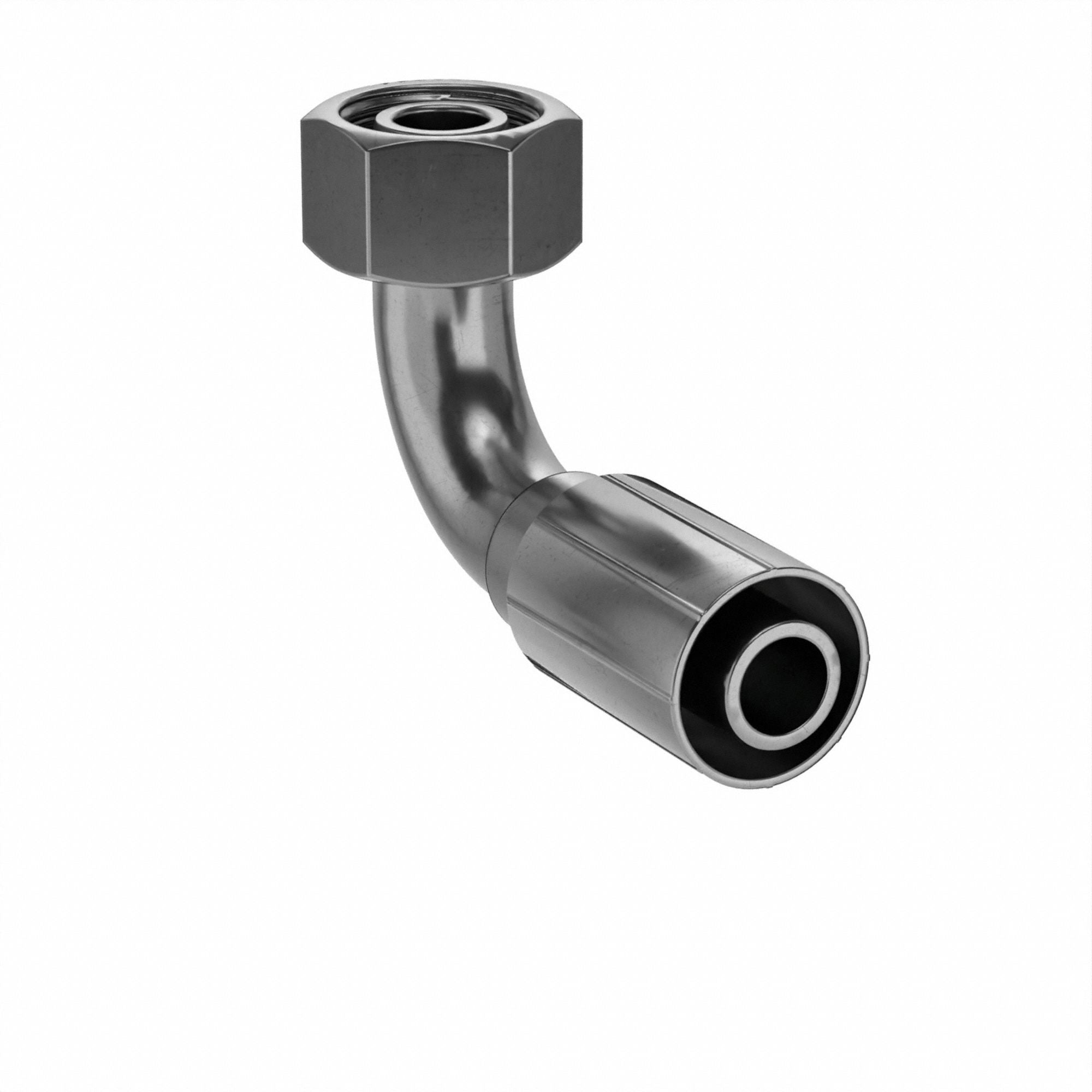 PARKER 11C432012 Crimp Fitting 90 Deg 3/4 I.D. M30-2 F