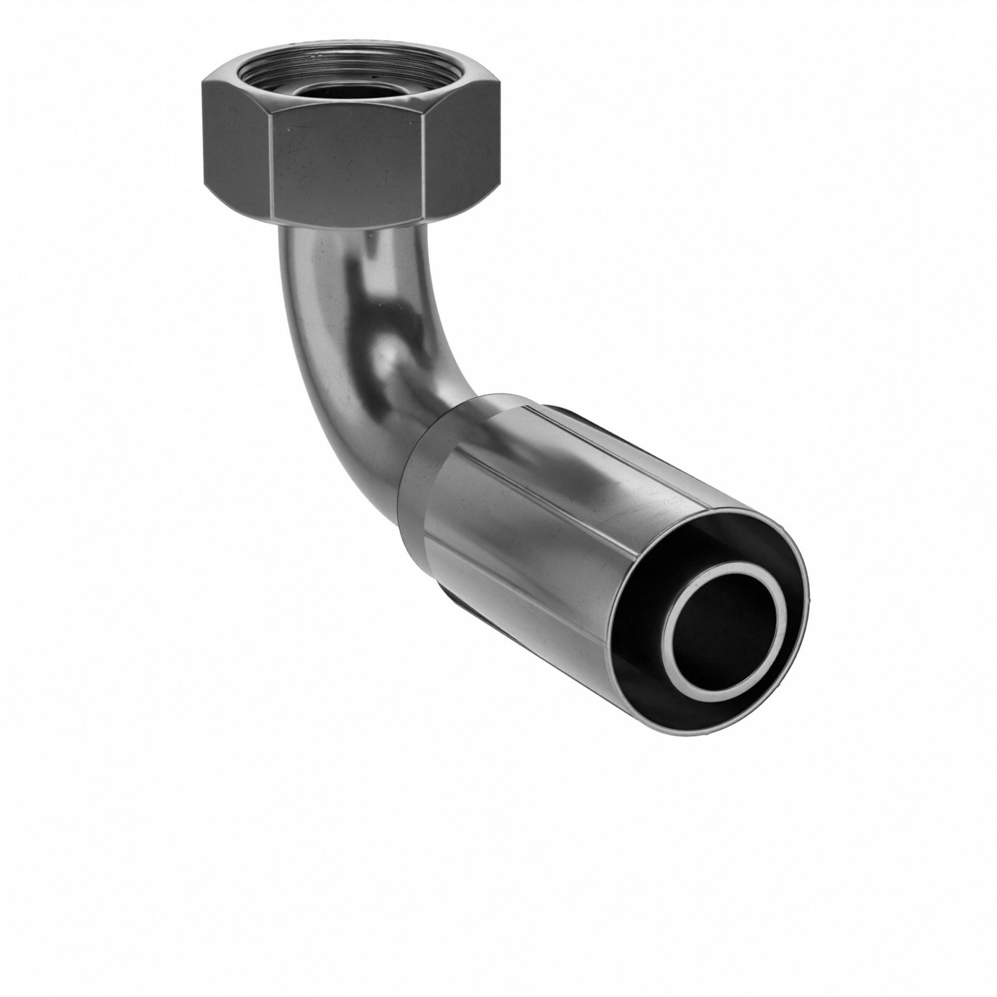 PARKER 11C773820 Crimp Fitting 90 Deg 1-1/4 ID M52-2 F