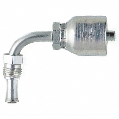 PARKER 1694344 Crimp Fitting 90deg 1/4 ID 7/16 MFlare