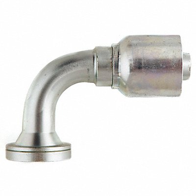 PARKER 16N431212 Crimp Fitting 90 Deg 3/4 I.D. M Flange