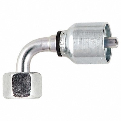 PARKER 1B24388 Crimp Fitting 90 Deg 1/2 I.D. F BSPP