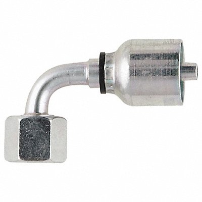 PARKER 1CF432816 Crimp Fitting 90 Deg 1 I.D. F Metric