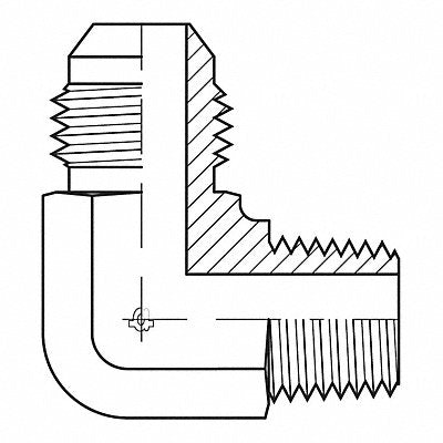 ADAPTALL 90631208 Hose Adaptor 3/4 JIC 1/2 BSPT