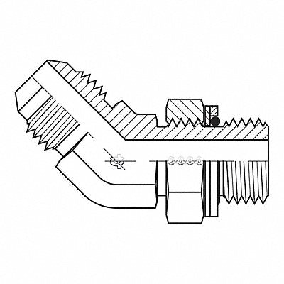 ADAPTALL 90581008 Hose Adaptor 5/8 JIC 1/2 BSPP