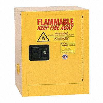 EAGLE 1904X Flammable Liquid Safety Cabinet Yellow