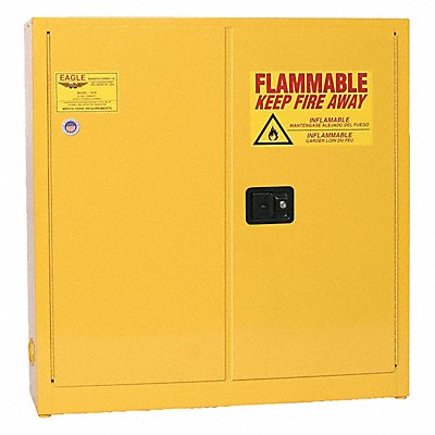 EAGLE 1975X K2478 Flammable Liquid Safety Cabinet Yellow
