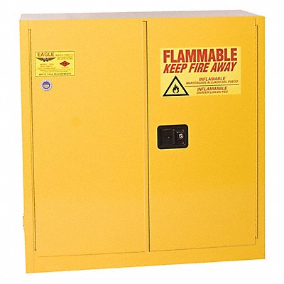 EAGLE 3010X K2469 Flammable Liquid Safety Cabinet Yellow