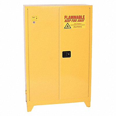 EAGLE 4510XLEGS Flammable Liquid Safety Cabinet Yellow