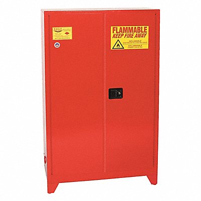 EAGLE PI47XLEGS Flammable Liquid Safety Cabinet Red