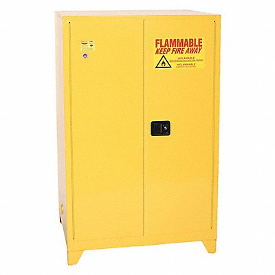 EAGLE 1992XLEGS Flammable Liquid Safety Cabinet Yellow