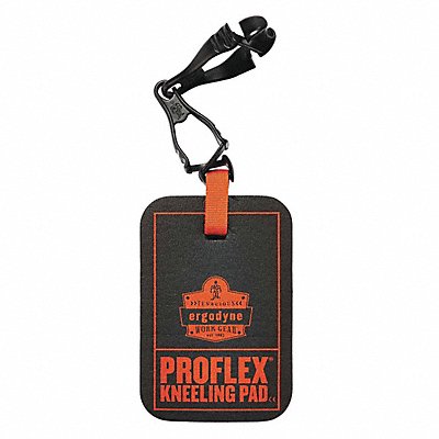 55EE43 ERGODYNE 365 Kneeling Pad 6 L 4 W Rubber Black