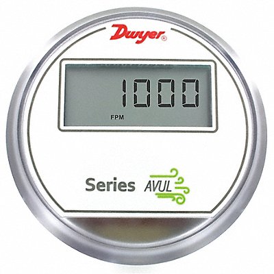 DWYER AVUL5DA1LCD Air Velocity XMTR 5secRe-Time 0.47inDia