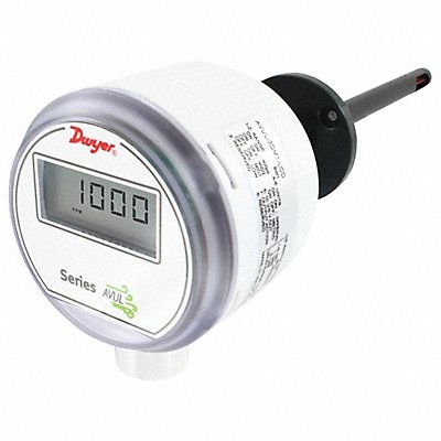 DWYER AVUL3DM1LCD Air Velocity XMTR 10secRe-Time 0.47inDia