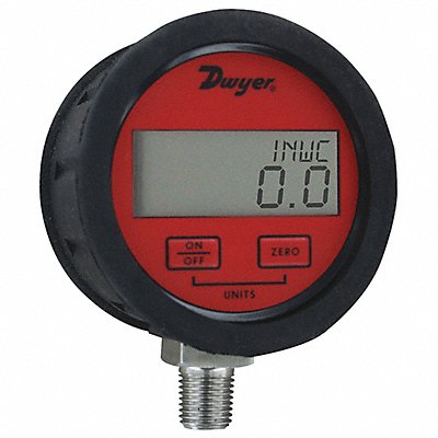 DWYER DPGAB04 K4240 Digital Pressure Gauge 3 Dial Size Red