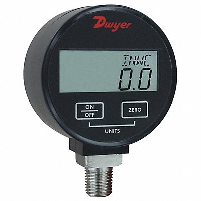 DWYER DPGW05 K4248 Digital Pressure Gauge 3 Dial Size Blk