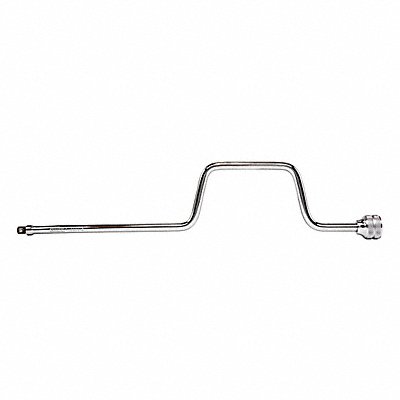 PROTO J5480AG SocketDrvr Steel Chrome DrvSz 1/2 in
