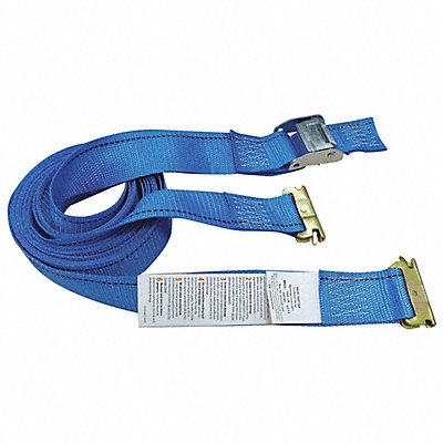 GRAINGER 55ET63 Tie Down Strap E-Track Blue