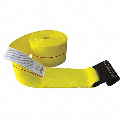GRAINGER 55ET68 W Strap Flat-Hook Yellow