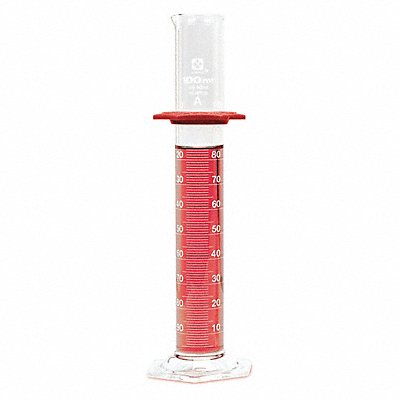 SIBATA 2351A10 Graduated Cylinder 10 mL 8 mm Dia PK4
