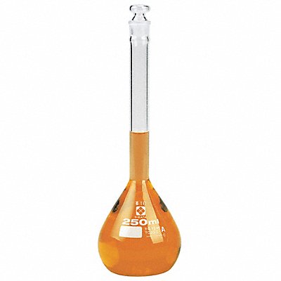 SIBATA 2306A200 Volumetric Flask 200 mL 220 mm H PK4