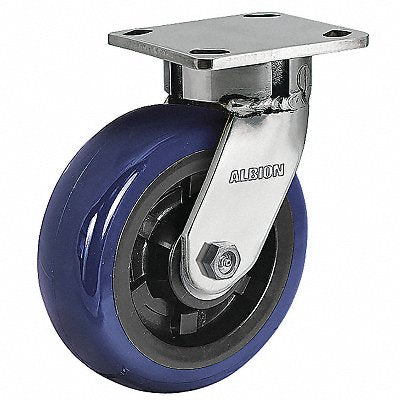 ALBION 120EG04229S Kingpinless Plate Castor Wheel 2 W