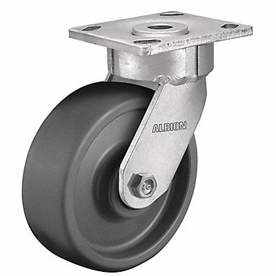 ALBION 18SE04228S Maintenance-Free Plate Castor Wheel 2 W