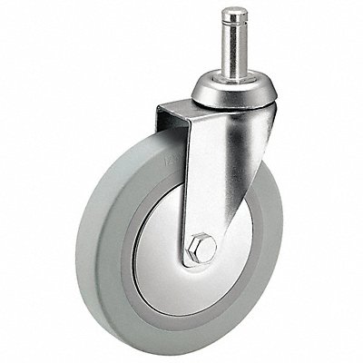 MEDCastor RZ03TPP090SWTS06 Single-Wheel Threaded Stem Castor