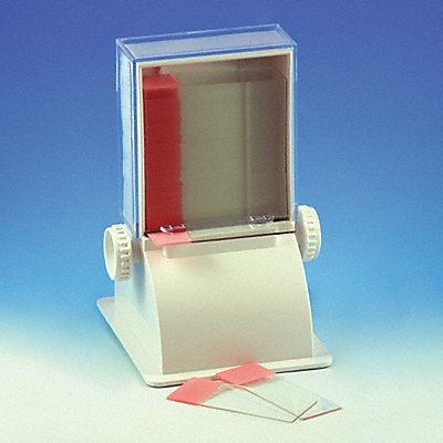 GLOBE SCIENTIFIC 513000 Mic Slide Dispenser 235 x 83 mm White