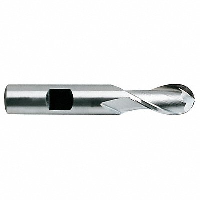 YG-1 TOOL COMPANY 41176 Ball End Mill Single End 1 HSS