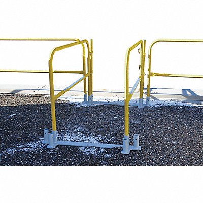 GARLOCK SAFETY SYSTEMS 449001001 Guardrail Yellow Overall 3-1/2 ft H