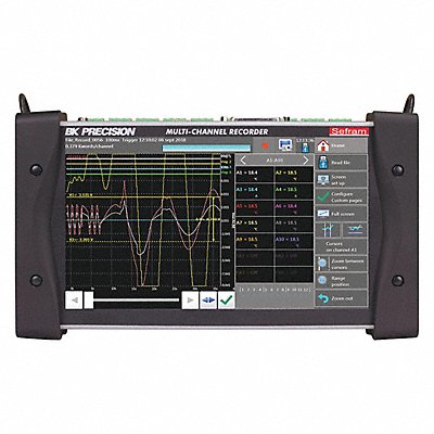 B K PRECISION DAS220BAT Paperless Recorder 20 to 200 Channl LCD