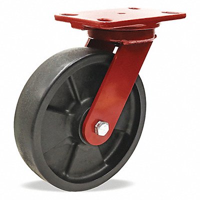 HAMILTON SHSK8HNYH4SLFB Plate Castor 1400 lb Load Rating