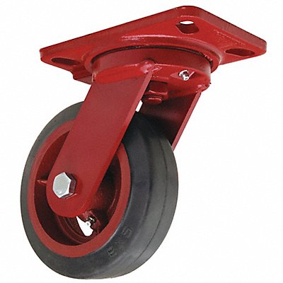 HAMILTON SHS6R4SLFB Plate Castor 410 lb Load Rating