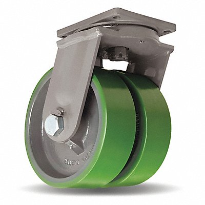 HAMILTON SMDD13DT4SLDHCB Plate Castor 6000 lb Load Rating