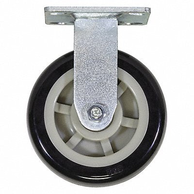 AKRO-MILS R6PRXR Rigid Plate Castor 1000 lb Cap. Steel