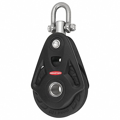 GRAINGER RF104100 Pulley Block Shackle 3/4 in Rope dia.