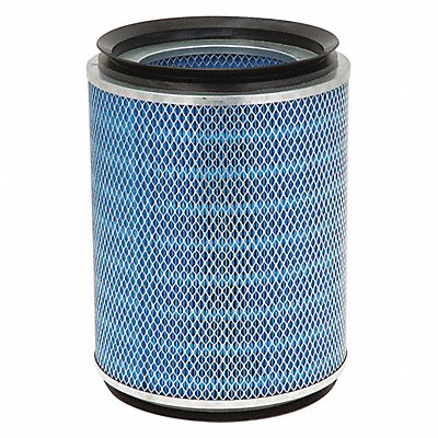 TENNANT 1045900 Cylinder Dust Filter 13 1/4in L Blk/Blue