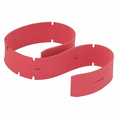 TENNANT 1207086 Front Squeegee Blade 4 3/4 ft L Red