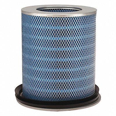 TENNANT 9008919 Cylinder Dust Filter 13 1/4in L Blk/Blue