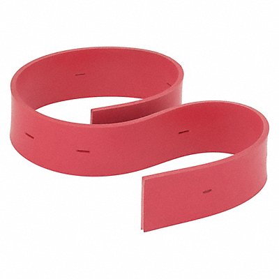 TENNANT 1207087 Rear Squeegee Blade 5 ft L Red