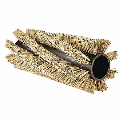 TENNANT 87099 Floor Machine Brush 14 in Dia Blk/Beige