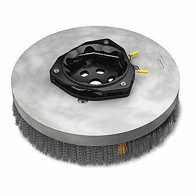 TENNANT 1220239 Rotary Brush 14 in Dia Grey