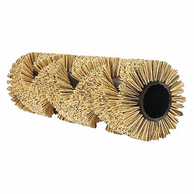 TENNANT 370008 Floor Machine Brush 14 in Dia Blk/Beige