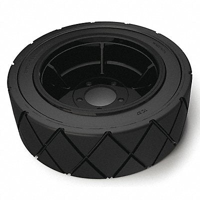TENNANT 1059343 Tyre Assembly 6 in L Blk